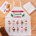 Delantal personalizado Cookie Crew con nombre Regalo para la familia