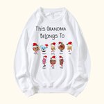 Personalized Cartoon Biscuit T-shirt Sweatshirt with Name and Title Family Biscuit Characters Costume Gift for Dad Mom Grandparents Bakery Lover