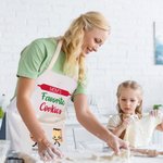 Delantal personalizado Cookie Crew con nombre Regalo para la familia