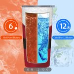 Personalised 20oz Food Grade Stainless Steel Santa Christmas Tumbler with Name 20oz Tumbler Christmas Gift for Family Friends tumbler
