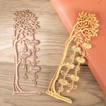 Personalised Family Tree Bookmark with 1-10 Names and Text Birthday Gift for Book Lover
