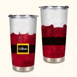 Personalised 20oz Food Grade Stainless Steel Santa Christmas Tumbler with Name 20oz Tumbler Christmas Gift for Family Friends tumbler