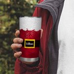 Personalised 20oz Food Grade Stainless Steel Santa Christmas Tumbler with Name 20oz Tumbler Christmas Gift for Family Friends tumbler