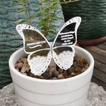 Personalised Memorial Butterfly Ground Stake Grave Cemetery Outdoor Garden Decoration Sympathy Gift or Family Friend