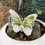 Personalised Memorial Butterfly Ground Stake Grave Cemetery Outdoor Garden Decoration Sympathy Gift or Family Friend