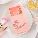 Set di pennelli per il trucco personalizzato da 5 pezzi con organizer per pennelli e specchio per donne e ragazze