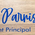 Personalised School Classroom Office Name Decal with Grade Position Subject Teacher's Day Gift for Teacher