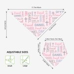 Personalisierte Baumwolle Baby-Lätzchen mit Namen und Datum Taufe Tag Baby Dusche Geschenk für Baby neue Eltern