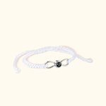 Bracelet tressé personnalisé avec projection de photos à l'infini et texte en 100 langues Anniversaire Saint-Valentin Cadeau commémoratif pour ami(e),