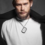 Personligt graverat halsband för män med namntext Alla hjärtans dag-jubileumspresent till honom
