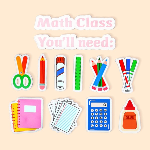 Personalised Picture Text You'll Need Magnets for Classroom Set of 12 Elementary Secondary Instructional Tools Back to School Gift for Teacher