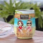Personalised Are We Drunk Bitch We Might Be Wine Tumbler Birthday Gift for Sisters Besties 4