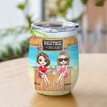 Personalised Are We Drunk Bitch We Might Be Wine Tumbler Birthday Gift for Sisters Besties 2