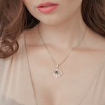 Collar personalizado con proyección del árbol de la vida del amor con 100 idiomas Te quiero Cumpleaños San Valentín Regalo para mujer