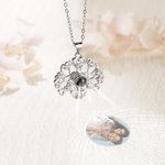 Collar personalizado con proyección del árbol de la vida del amor con 100 idiomas Te quiero Cumpleaños San Valentín Regalo para mujer