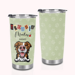 Personalised Trouble Maker Pet 20oz Tumbler Birthday Gift for Pet Lovers