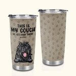 Gepersonaliseerde Leuke Huisdier Dit Is Onze Bank Ga Daar Zitten 20oz Tumbler voor Warme en Koude Dranken Cadeau voor Huisdierliefhebber