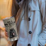 Gepersonaliseerde Leuke Huisdier Dit Is Onze Bank Ga Daar Zitten 20oz Tumbler voor Warme en Koude Dranken Cadeau voor Huisdierliefhebber