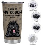 Gepersonaliseerde Leuke Huisdier Dit Is Onze Bank Ga Daar Zitten 20oz Tumbler voor Warme en Koude Dranken Cadeau voor Huisdierliefhebber