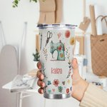 Henkilökohtainen ompelu teema Food Grade 20oz Tumbler kansi syntymäpäivä äitienpäivä lahja äidille ompelu rakastaja