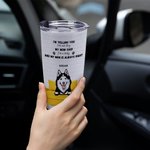 Personalisierte Wir sagen Ihnen, wir sind nicht Haustiere Wir sind Babys 20oz Tumbler Geburtstagsgeschenk für Tierliebhaber