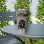 Gepersonaliseerde Leuke Huisdier Dit Is Onze Bank Ga Daar Zitten 20oz Tumbler voor Warme en Koude Dranken Cadeau voor Huisdierliefhebber