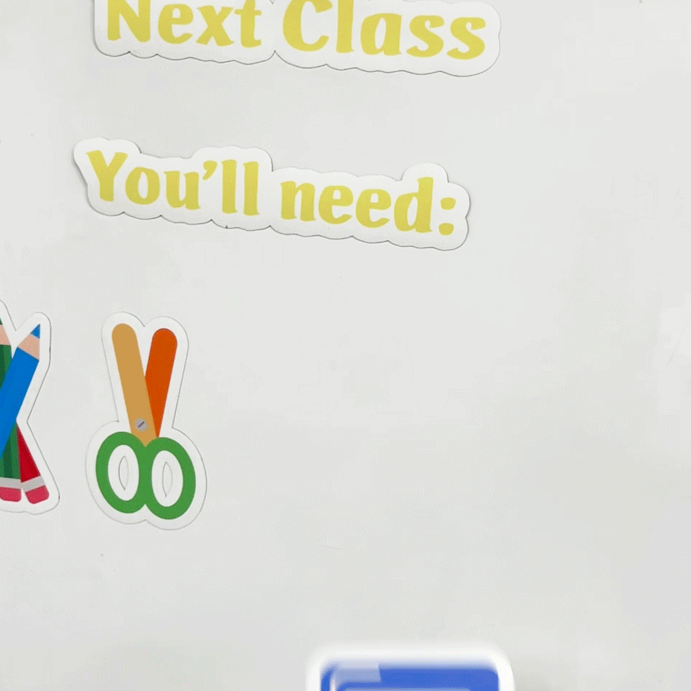 Personalised Picture Text You'll Need Magnets for Classroom Set of 12 Elementary Secondary Instructional Tools Back to School Gift for Teacher