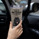 Gepersonaliseerde Leuke Huisdier Dit Is Onze Bank Ga Daar Zitten 20oz Tumbler voor Warme en Koude Dranken Cadeau voor Huisdierliefhebber