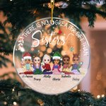 Personalizzato Non c'è regalo più grande delle sorelle Ornamento in acrilico Regalo per la sorella amica