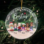 Henkilökohtainen Ei ole suurempaa lahjaa kuin Besties Akryyli Ornamentti Ystävä Sisko reikien kanssa
