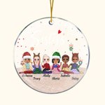 Personalizzato Non c'è regalo più grande delle sorelle Ornamento in acrilico Regalo per la sorella amica