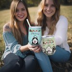 Personlig Trouble Maker Pet Portrait 12oz Wine Tumbler Födelsedagspresent för husdjursälskare