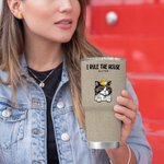 Personalized Interesting Pet Rule This House 30oz Tumbler Drinks with Name Birthday Gift for Pet Lover