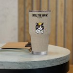 Personalized Interesting Pet Rule This House 30oz Tumbler Drinks with Name Birthday Gift for Pet Lover