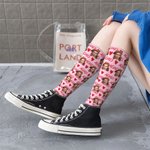 Chaussettes Comfortables Personnalisées avec Photo de Face en Motifs XOXO Cadeau d'Anniversaire Saint-Valentin pour Couple