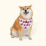 Personalised Pink Heart Reversible Dog Bandana with Adjustable Buckle and Name Valentine's Day Holiday Pet Wear Gift for Pet Lover