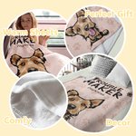 Couverture personnalisée Trouble Maker avec 1-6 animaux de compagnie Décoration de la maison Cadeau pour le propriétaire d'un animal de compagnie