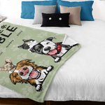 Couverture personnalisée Trouble Maker avec 1-6 animaux de compagnie Décoration de la maison Cadeau pour le propriétaire d'un animal de compagnie