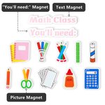Personalised Picture Text You'll Need Magnets for Classroom Set of 12 Elementary Secondary Instructional Tools Back to School Gift for Teacher