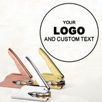 Logotipo personalizado Sello de texto en relieve para libros Sello para sobres Diseñe su propio regalo personalizado para escritor amante de los libro