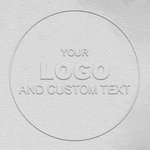 Personalised Your Own Custom Logo Text Embossing Stamp with Storage Bag Birthday Anniversary Gift for Book Lovers