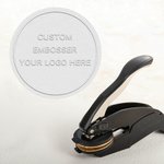 Personalised Your Own Custom Logo Text Embossing Stamp with Storage Bag Birthday Anniversary Gift for Book Lovers