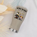 Spersonalizowany zakrzywiony kubek na kawę I Rule the House 30oz Cute Cat Dog Insulated Coffee Cup Gift for Pet Lover Owner