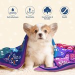 Personalised Just A Girl Who Loves Dogs Pet Throw Blanket with Name Soft & Warm Gift for Cat Dog Pet Lover Owner