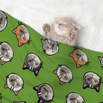 Couverture personnalisée avec photo de l'animal de compagnie Cadeau d'anniversaire pour le propriétaire d'un animal de compagnie