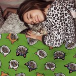 Couverture personnalisée avec photo de l'animal de compagnie Cadeau d'anniversaire pour le propriétaire d'un animal de compagnie