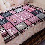 Personalized World's Best Dog Dad Soft Puppy Blanket with Name Birthday Gift for Cat Dog Pet Lover Owner