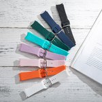 Pulsera de silicona personalizada Infinity con el nombre de la pareja Día de San Valentín Aniversario Regalo para Apple Samsung