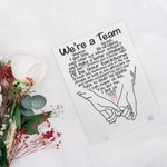 Plaque Acrylique Personnalisée avec Noms Décoration de Maison Cadeau de Saint Valentin pour Couple
