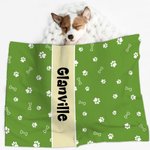 Couverture personnalisée multicolore avec nom pour animaux de compagnie Cadeau pour les amoureux des animaux